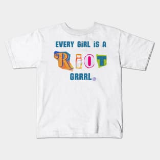 Riot Grrrl Kids T-Shirt